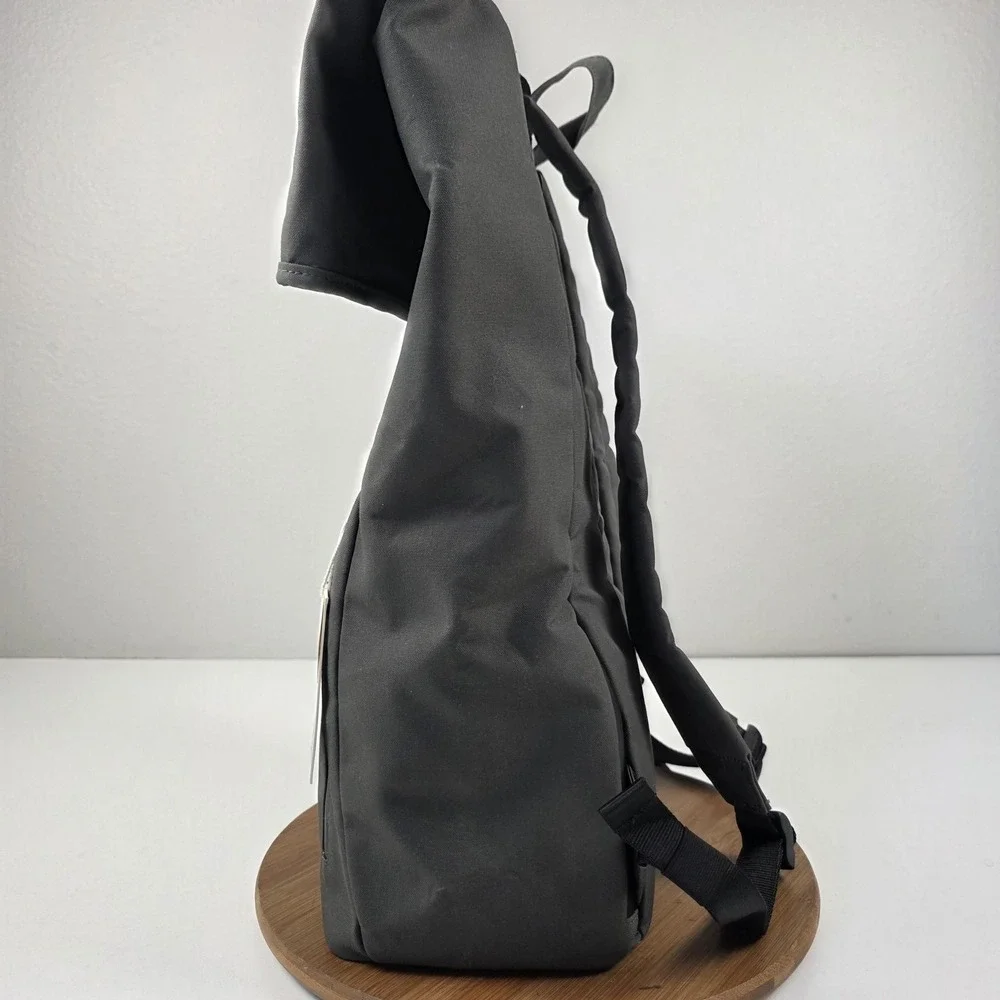 Vuori Roll Top Backpack Gray 18 Inch Laptop Bag Soft Case Travel Men Daypack
